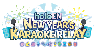 【holoEN】New Year's Karaoke Relay